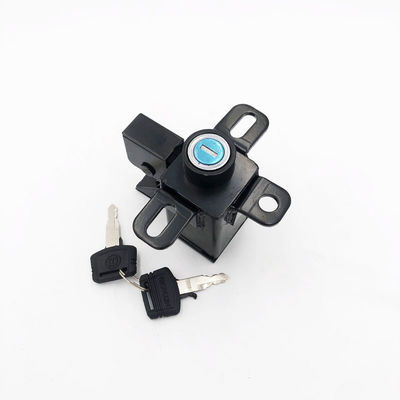 Hitachi Excavator Lock Black Engine Hood Lock For ZAX6070