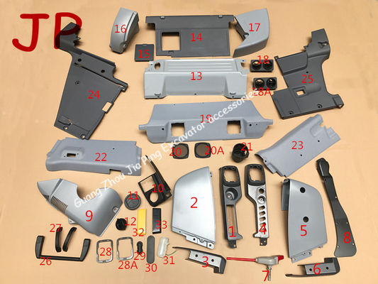 Excavator Interior Accessories Durable Komatsu PC130 200 210 240 300 450-8